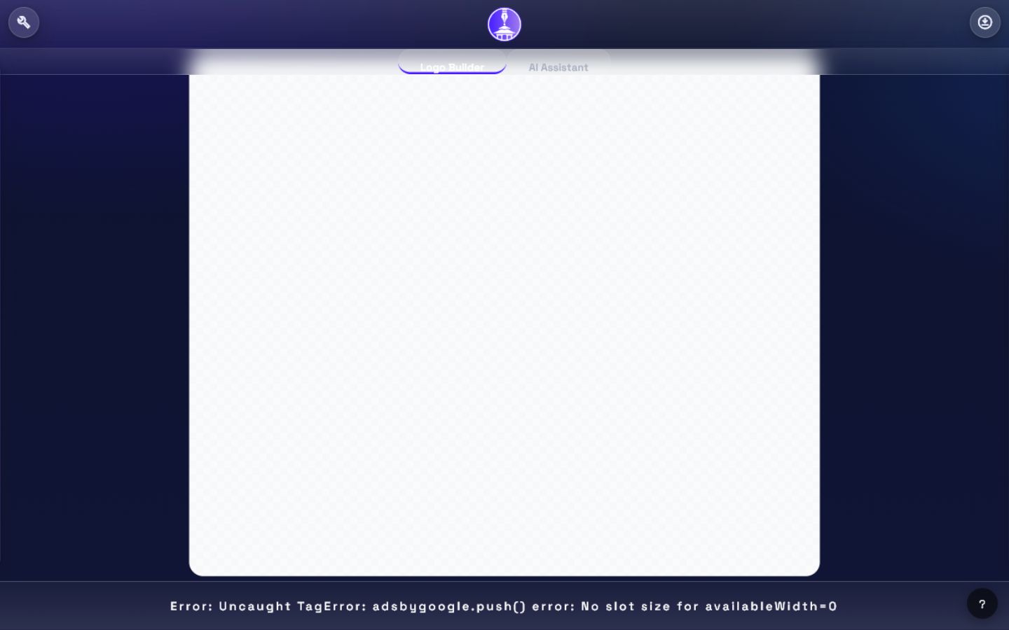 LogoZebo logo builder interface