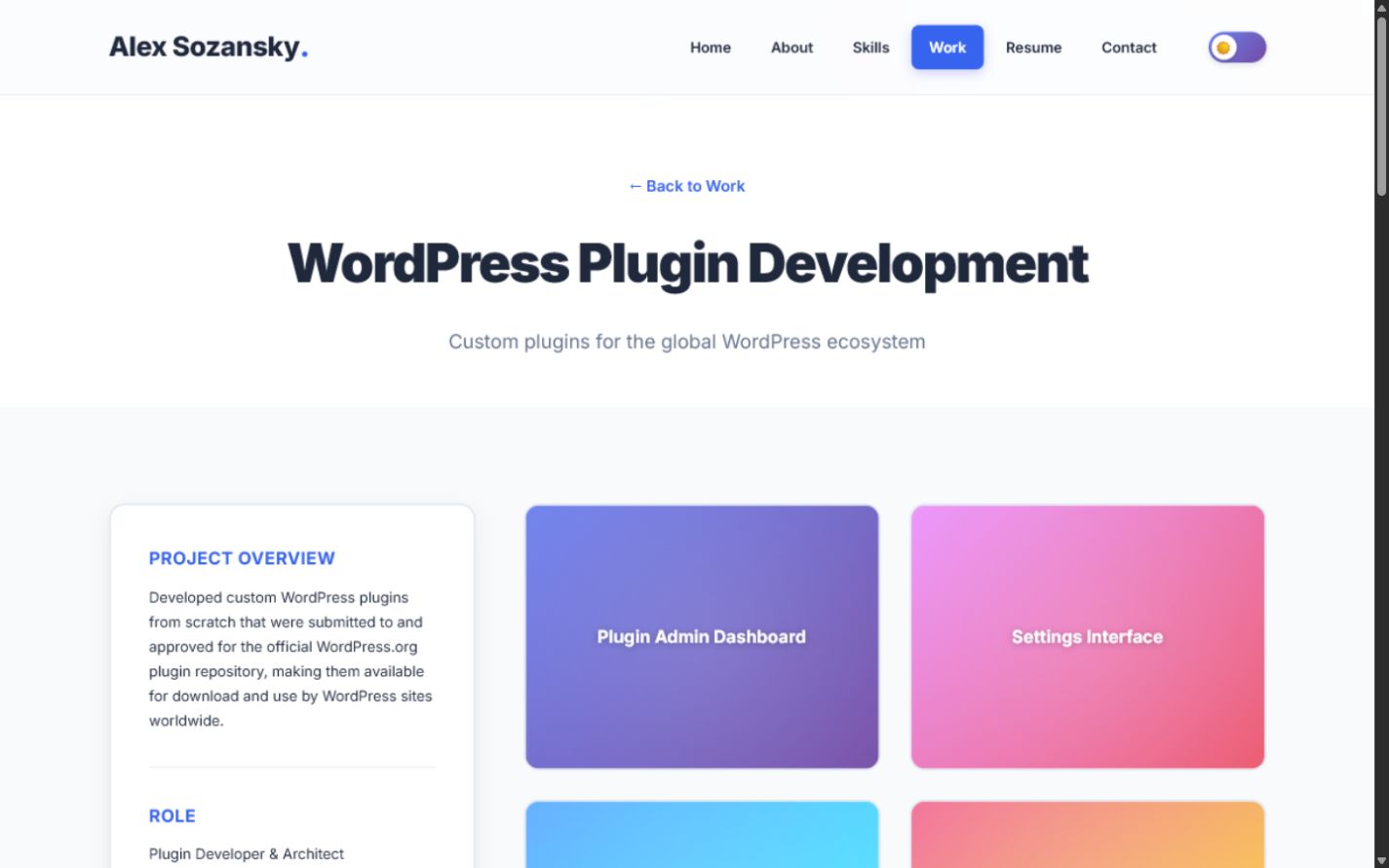WordPress plugin development case study